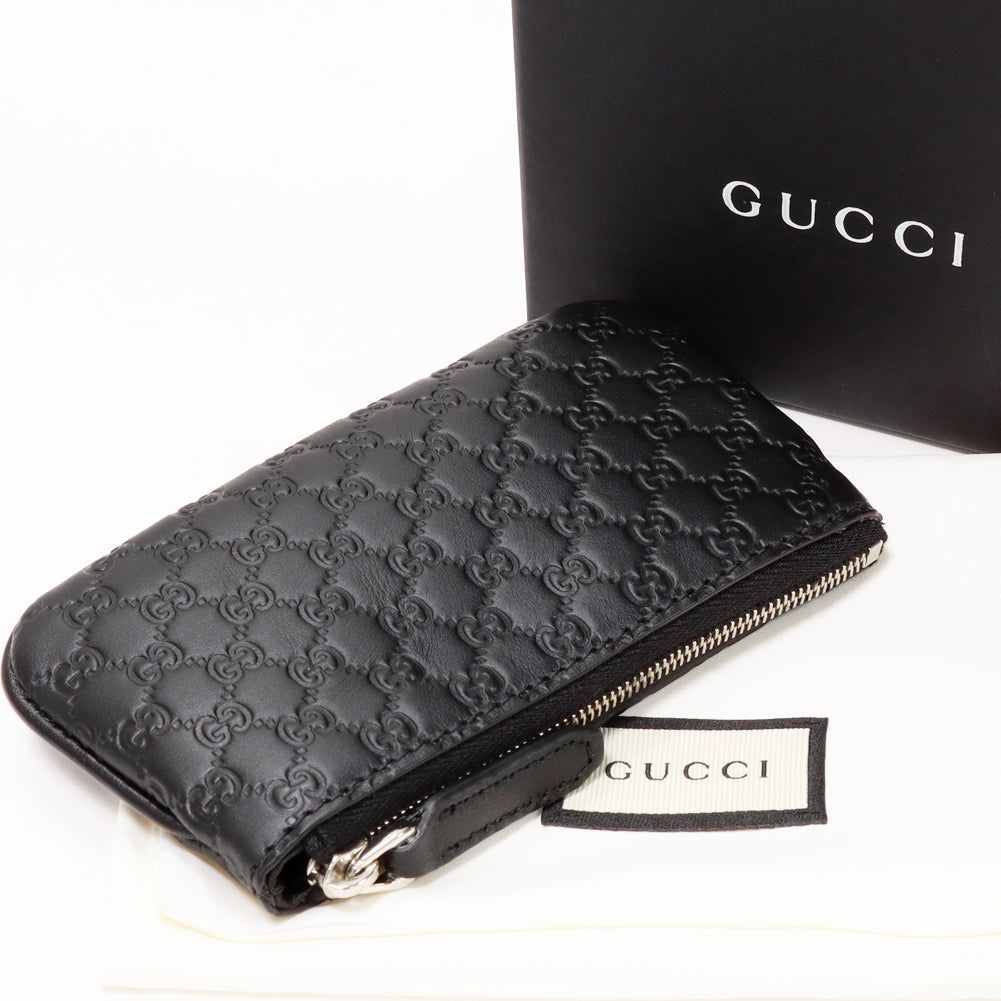 Gucci Microguccissima Leather Coin and Key Case 544476 in Pristine Condition