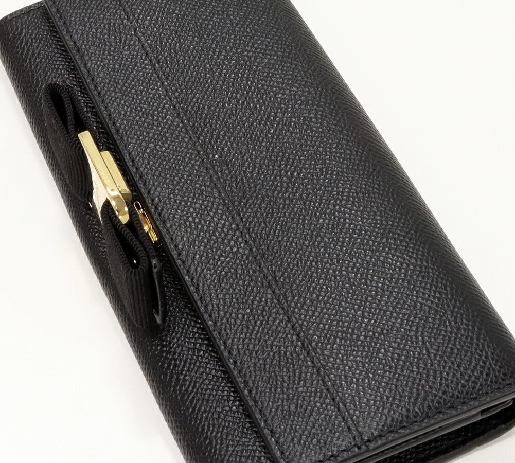 Salvatore Ferragamo Vara Zip Wallet Black