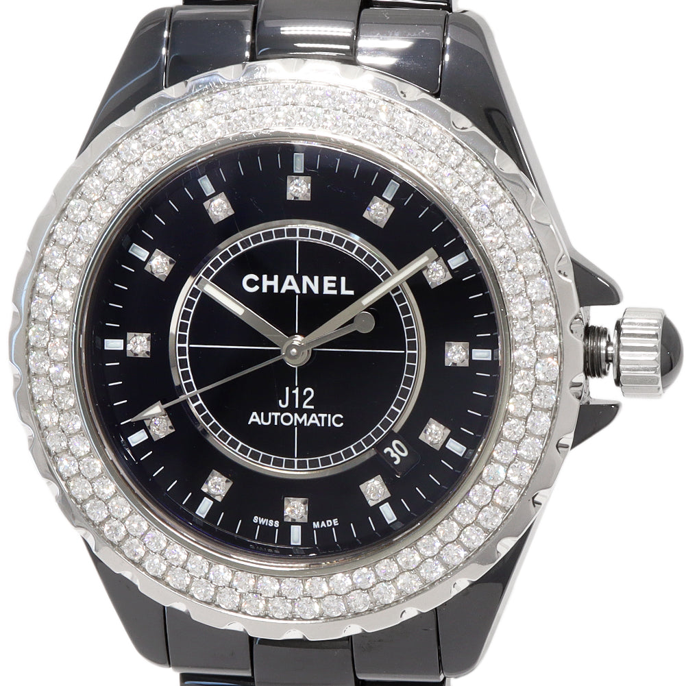 Chanel J12 H2014 42mm Black Ceramic Automatic Watch in Great Condition