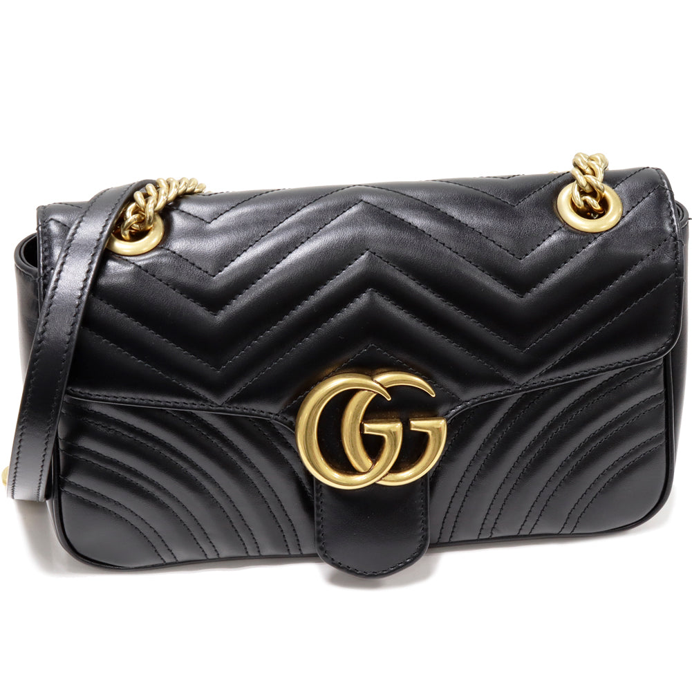 Gucci GG Marmont Quilted Small Chain Shoulder Bag in Pristine Condition