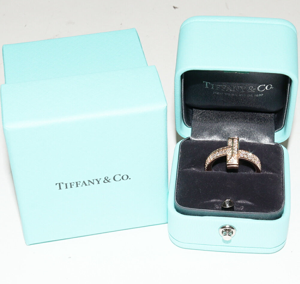 Tiffany & Co K18PG Diamond Ring