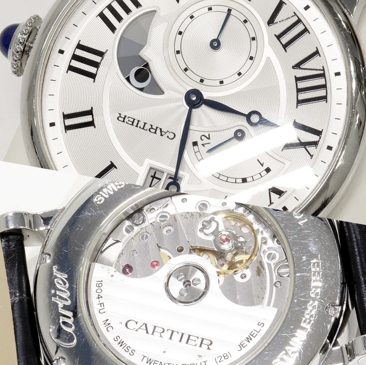 Cartier Rotonde de Cartier Grande Date Retrograde Automatic Watch W1556368 in Great Condition