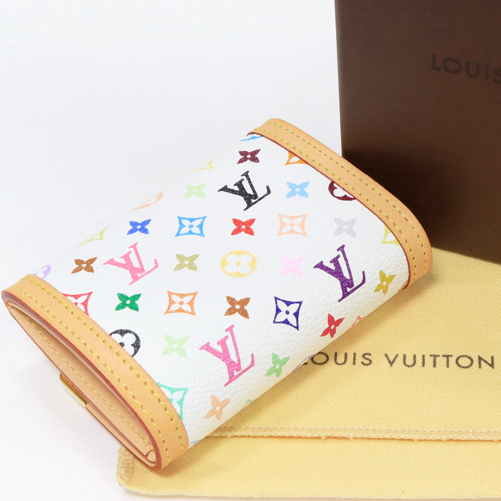 Louis Vuitton Multicolor Coin Case M92657 in Pristine Condition