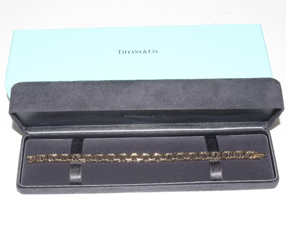 Tiffany & Co K18YG T True Narrow Bracelet XL