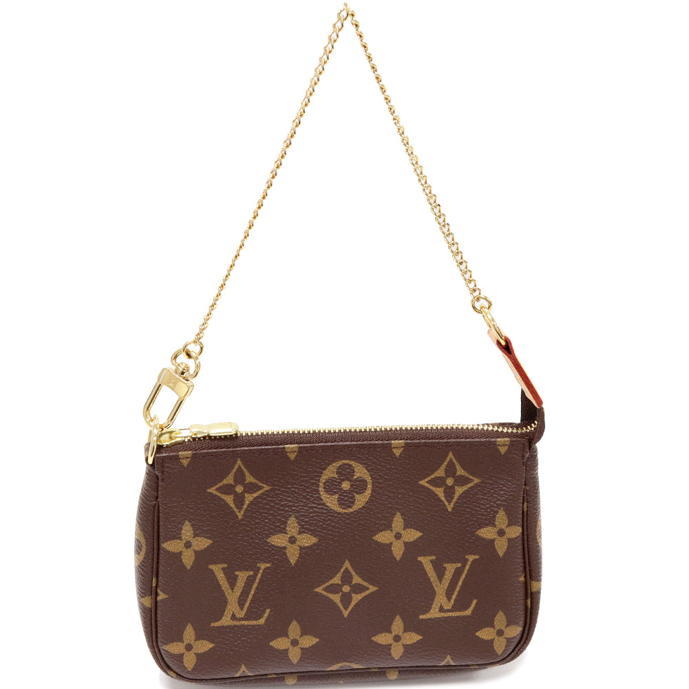 Louis Vuitton Monogram Canvas Handbag Accessory Pouch M58009 in Pristine Condition