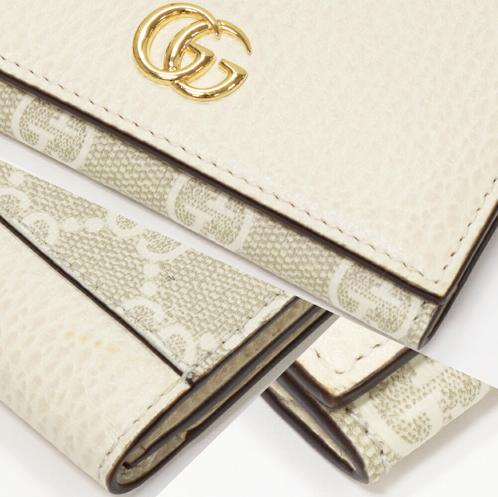 Gucci Bifold Card Case GG Supreme Ivory