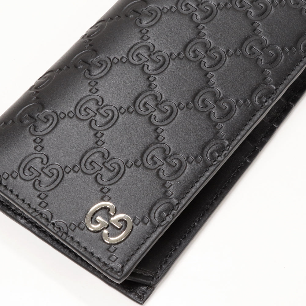 Gucci Black Leather Long Wallet