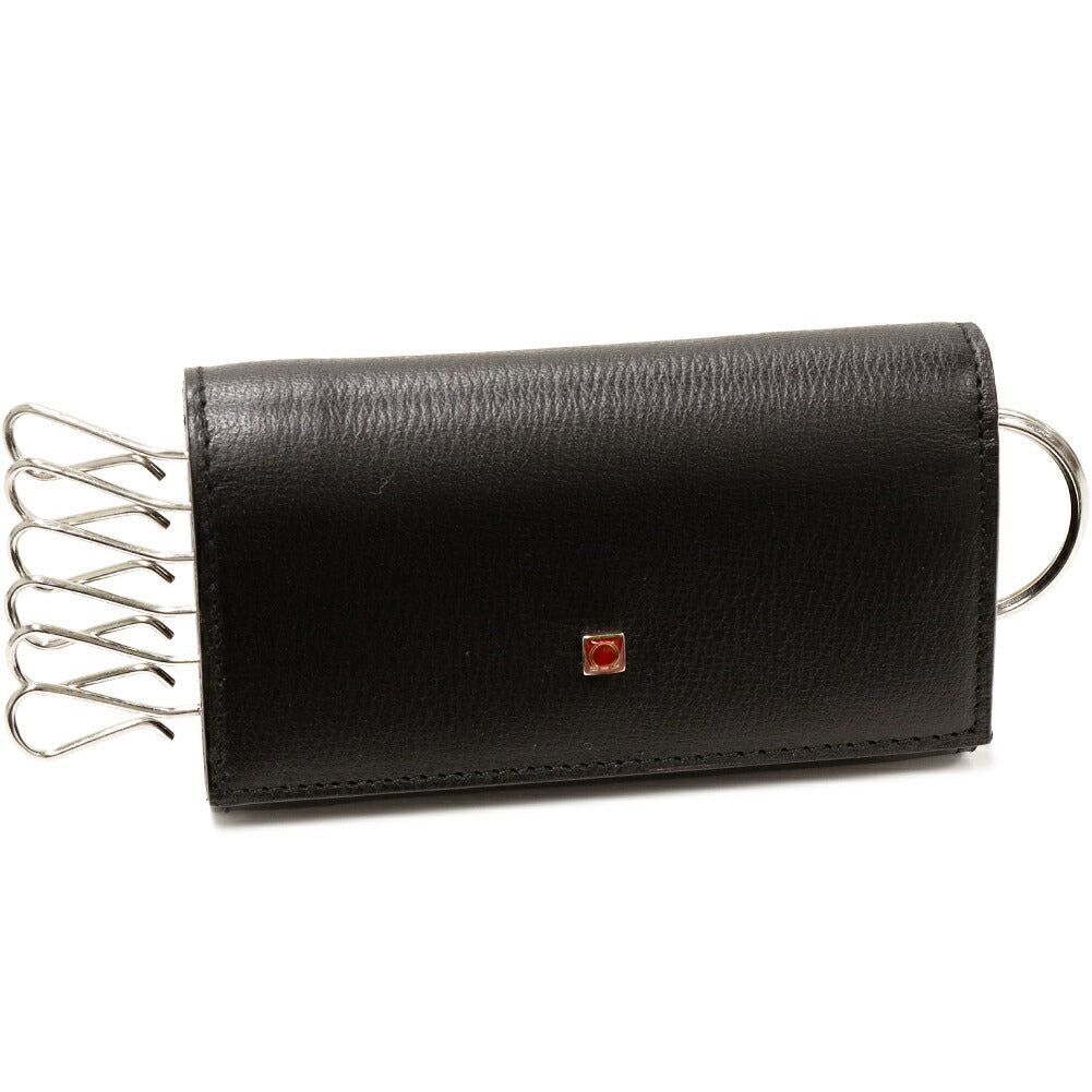 Salvatore Ferragamo Key Case Gancini Black