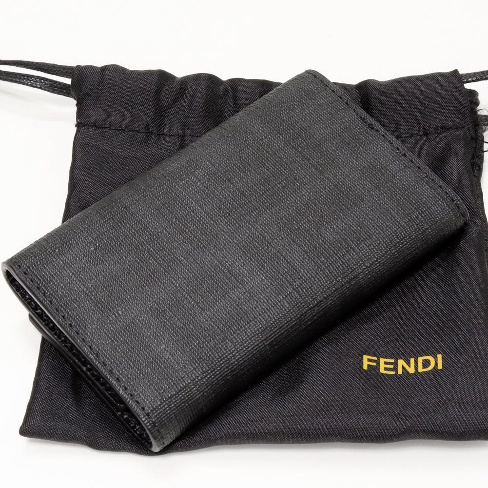 Fendi PVC Canvas 6 Key Case 8AP079 00VRE F0XB8 in Pristine Condition