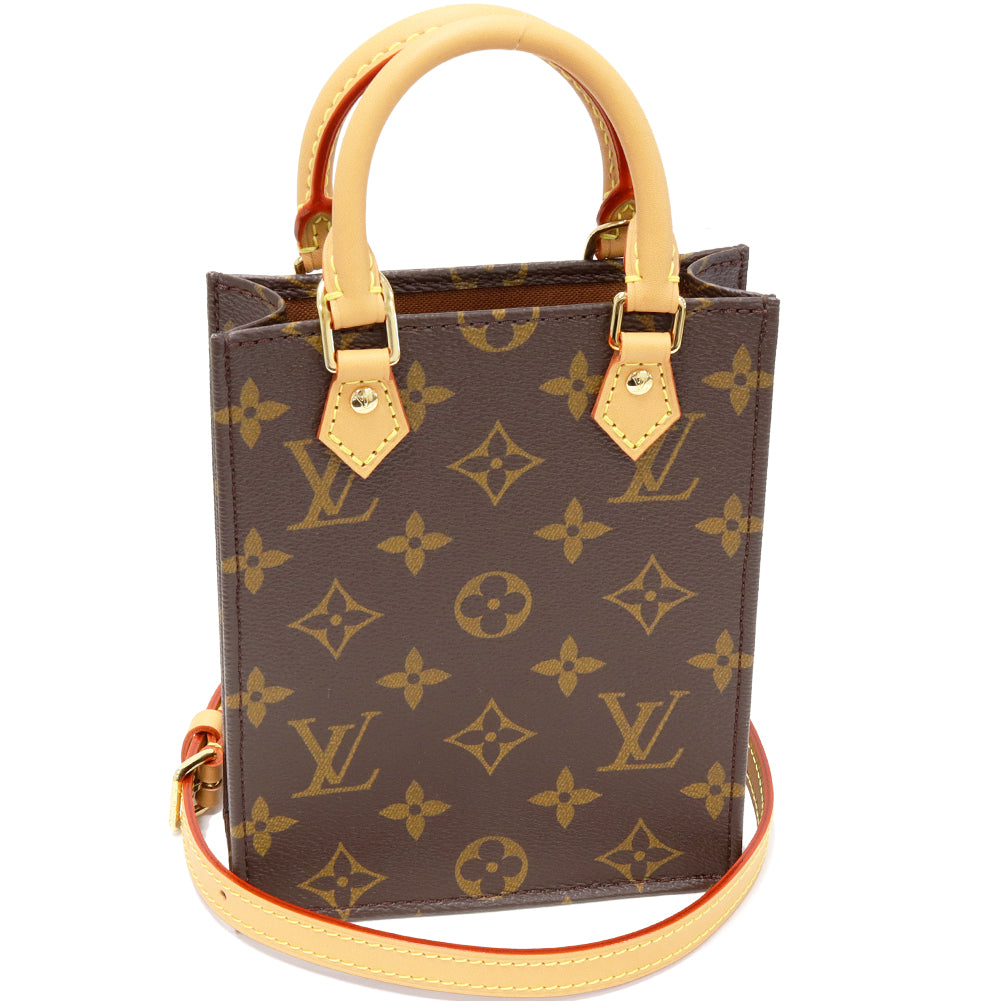 Louis Vuitton Monogram Canvas Petit Sac Plat Handbag M81295