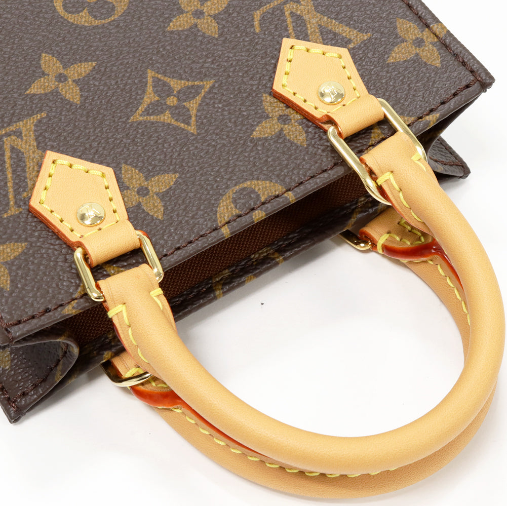 Louis Vuitton Monogram Canvas Petit Sac Plat Handbag M81295