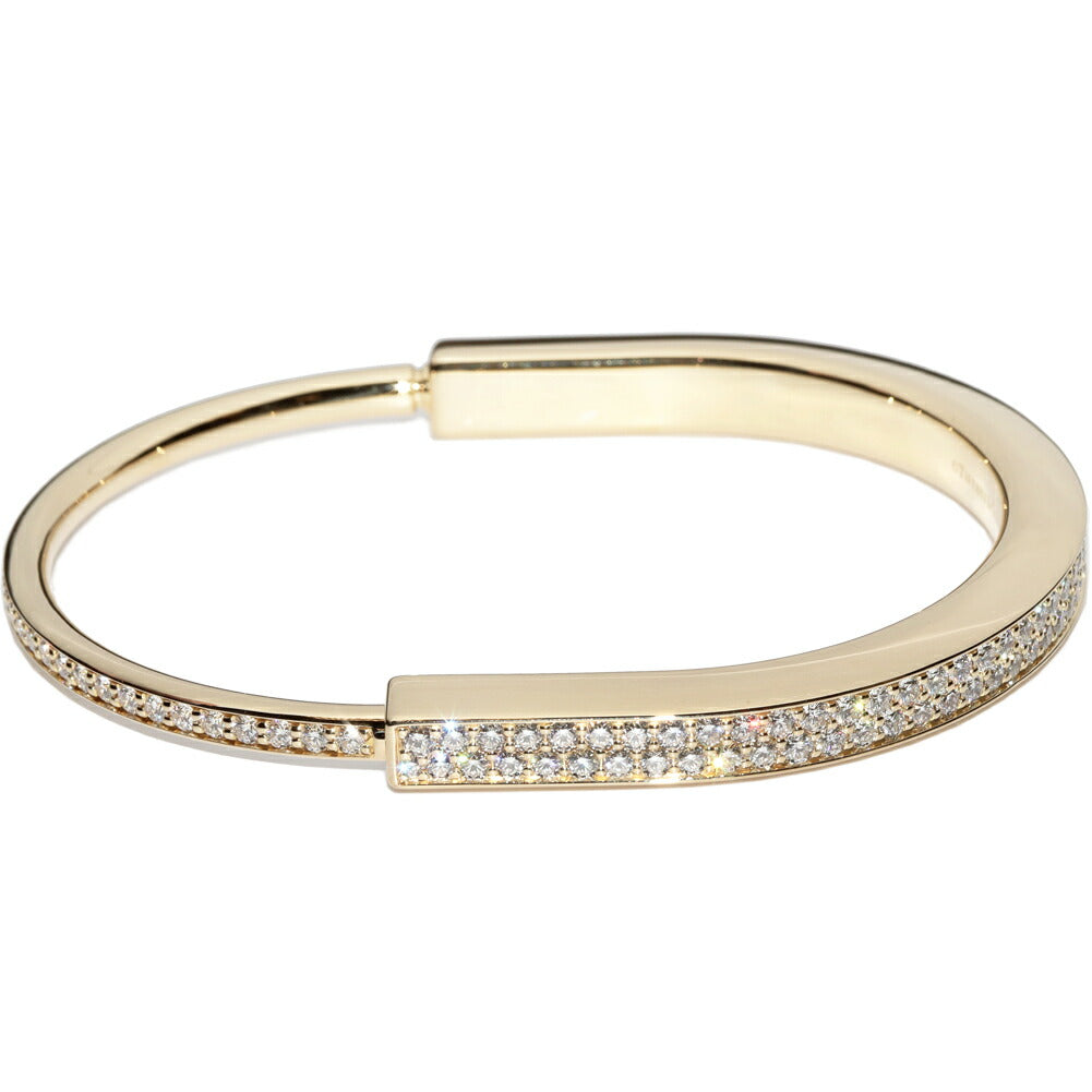 Tiffany & Co K18YG Diamond Bracelet Bangle