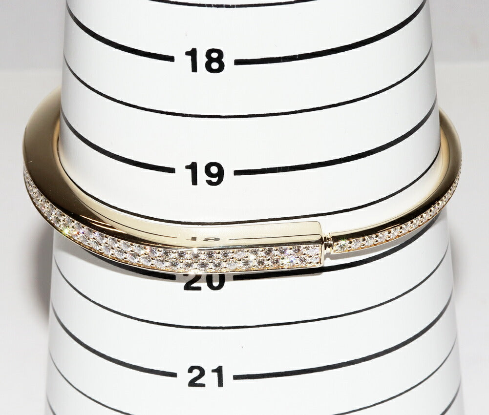 Tiffany & Co K18YG Diamond Bracelet Bangle