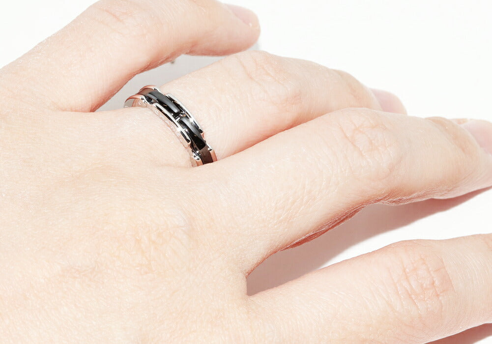 Chanel J12 Ultra Ring Black Ceramic K18WG