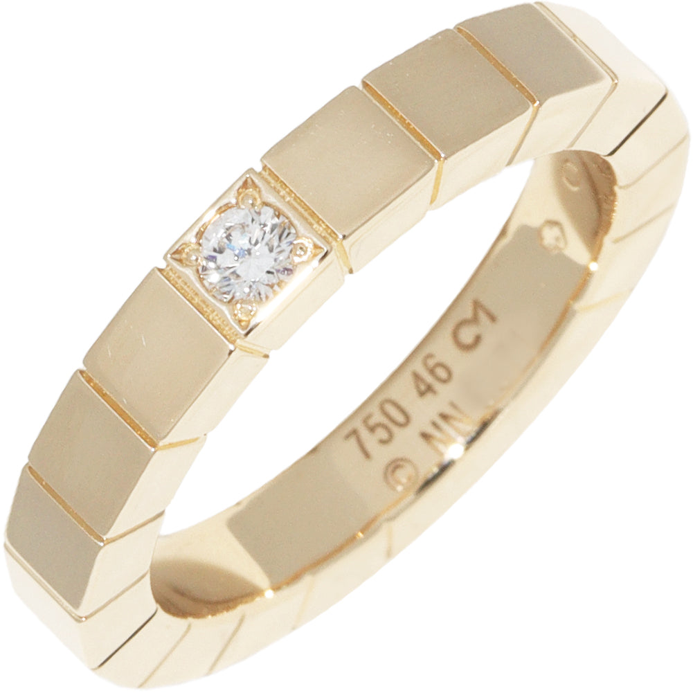 Cartier K18YG Diamond Lanieres Ring B40588