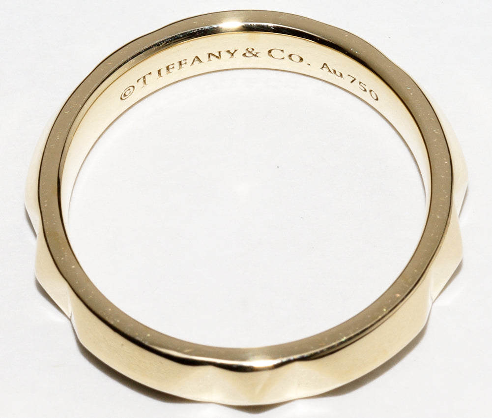 Tiffany & Co K18YG True Band Ring Size 13.5 in Great Condition