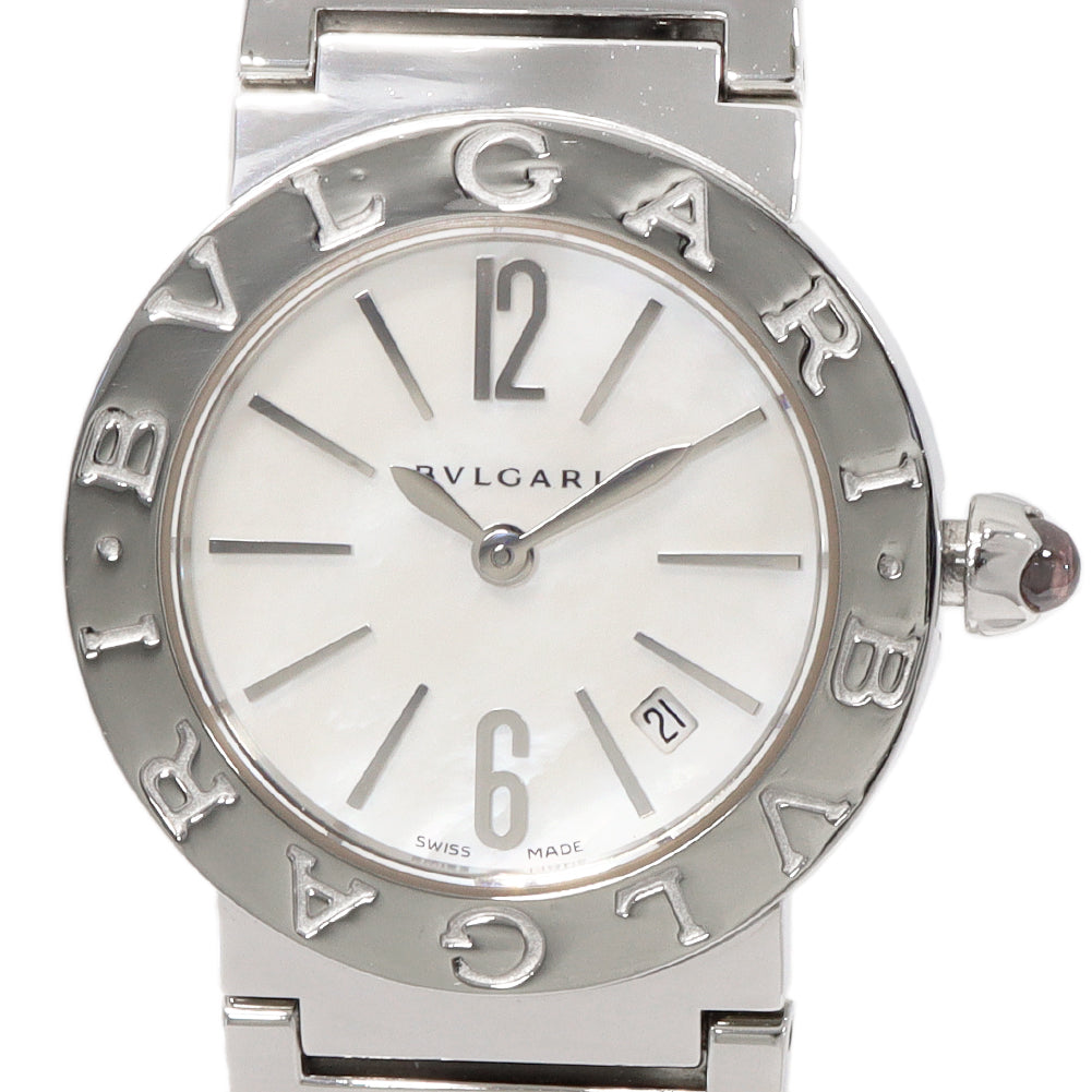 Bvlgari BBL26S Stainless Steel Quartz Ladies Watch in Great Condition