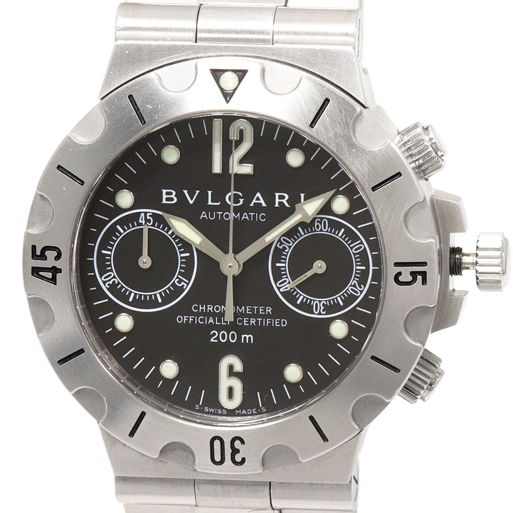 Bvlgari Diagono Scuba Chrono Automatic Watch SCB38S in Great Condition