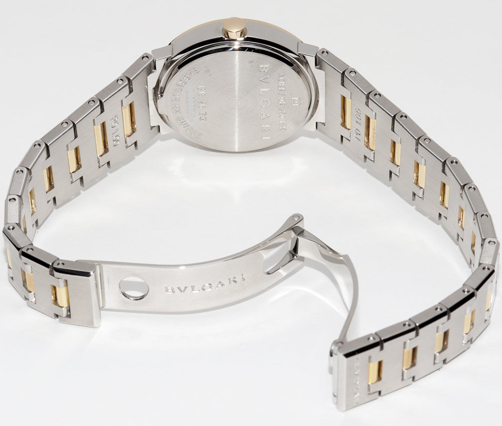 Bvlgari BB26SG Ladies Quartz Watch Yellow Gold Stainless Steel