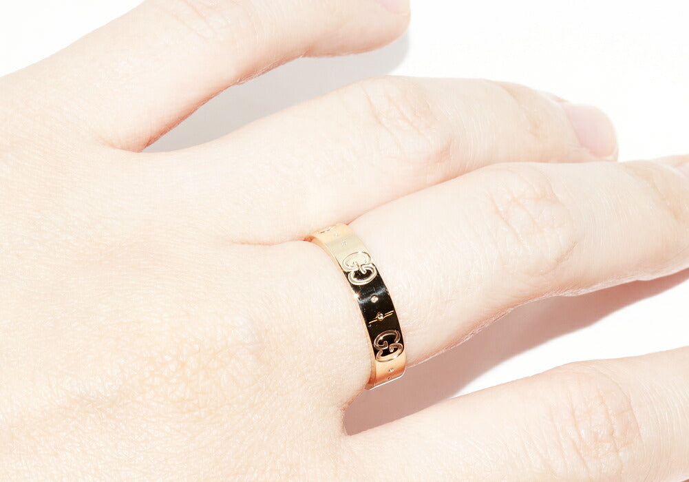 Gucci K18YG Icon Ring #13