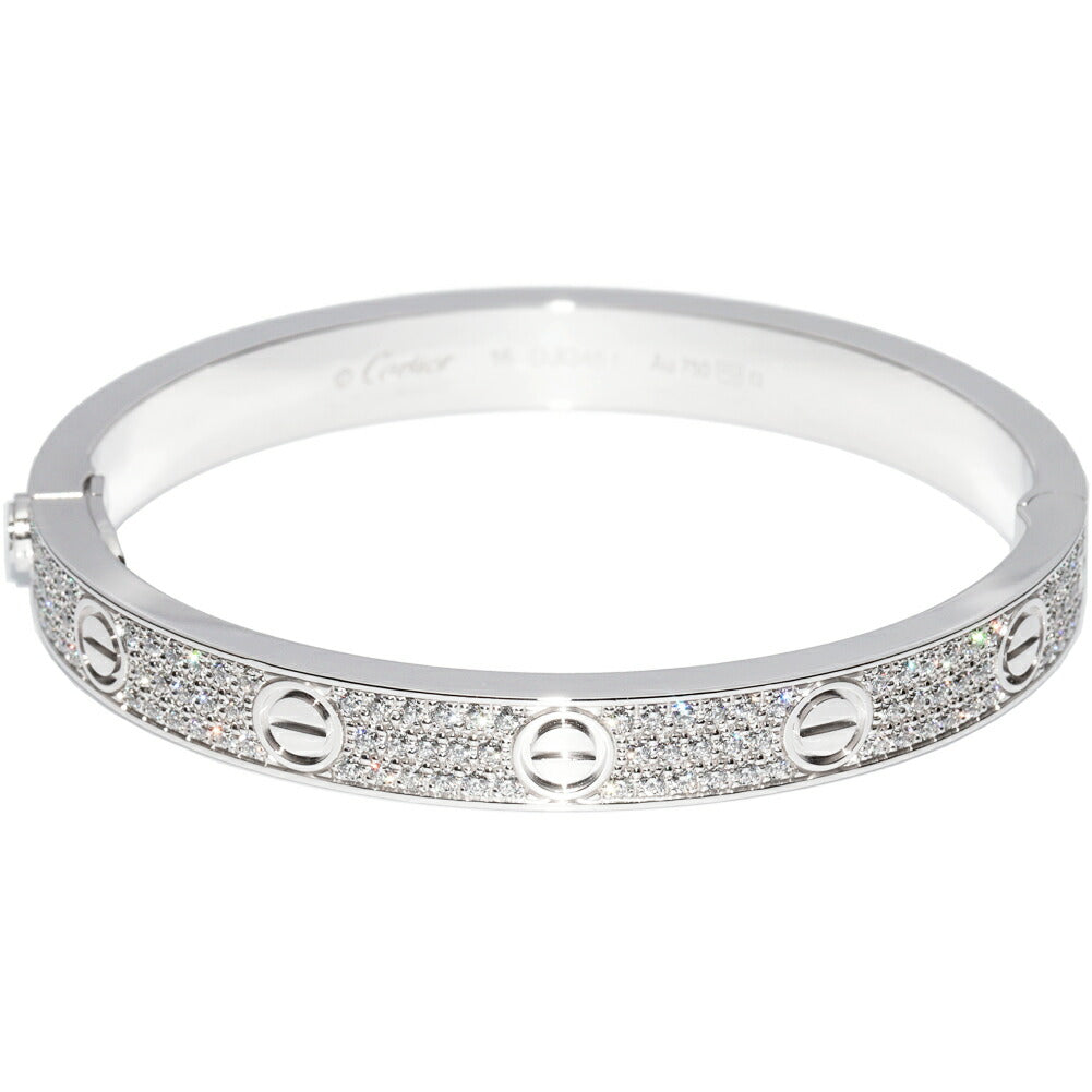 Cartier K18WG Diamond Bangle N67176