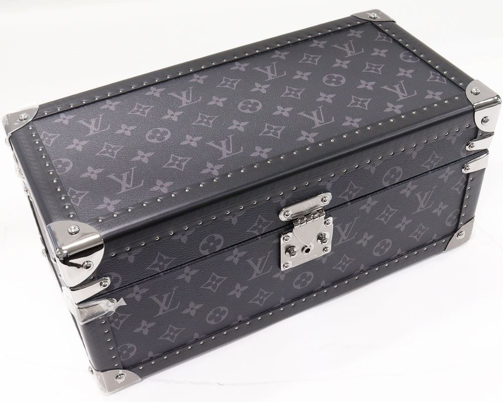 Louis Vuitton Monogram Eclipse Jewelry Box Accessories Case M44127 in Pristine Condition