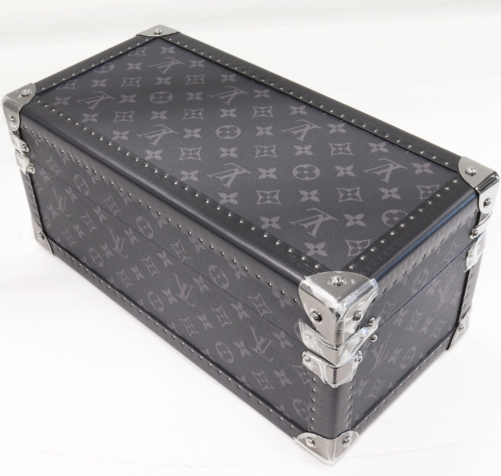 Louis Vuitton Monogram Eclipse Jewelry Box Accessories Case M44127 in Pristine Condition