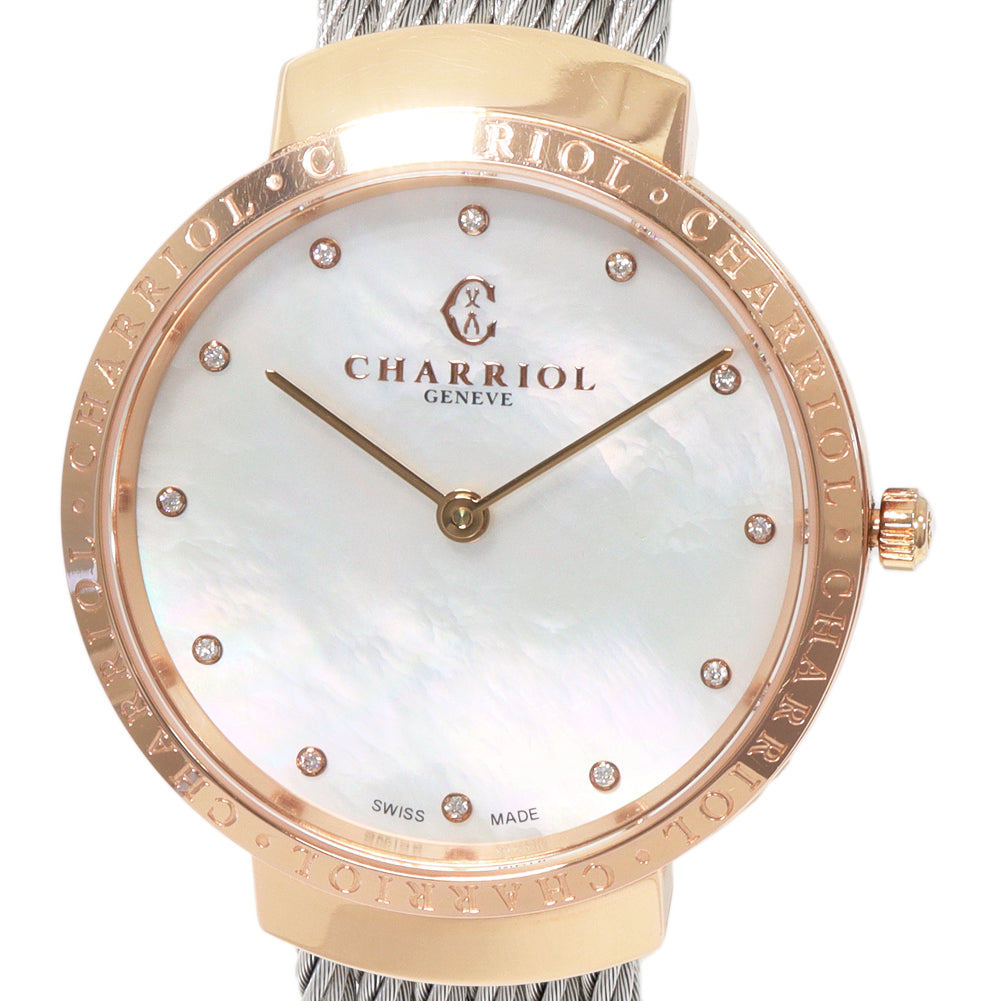 Charriol Slim ST34CP.560.015 Ladies Quartz Watch in Great Condition