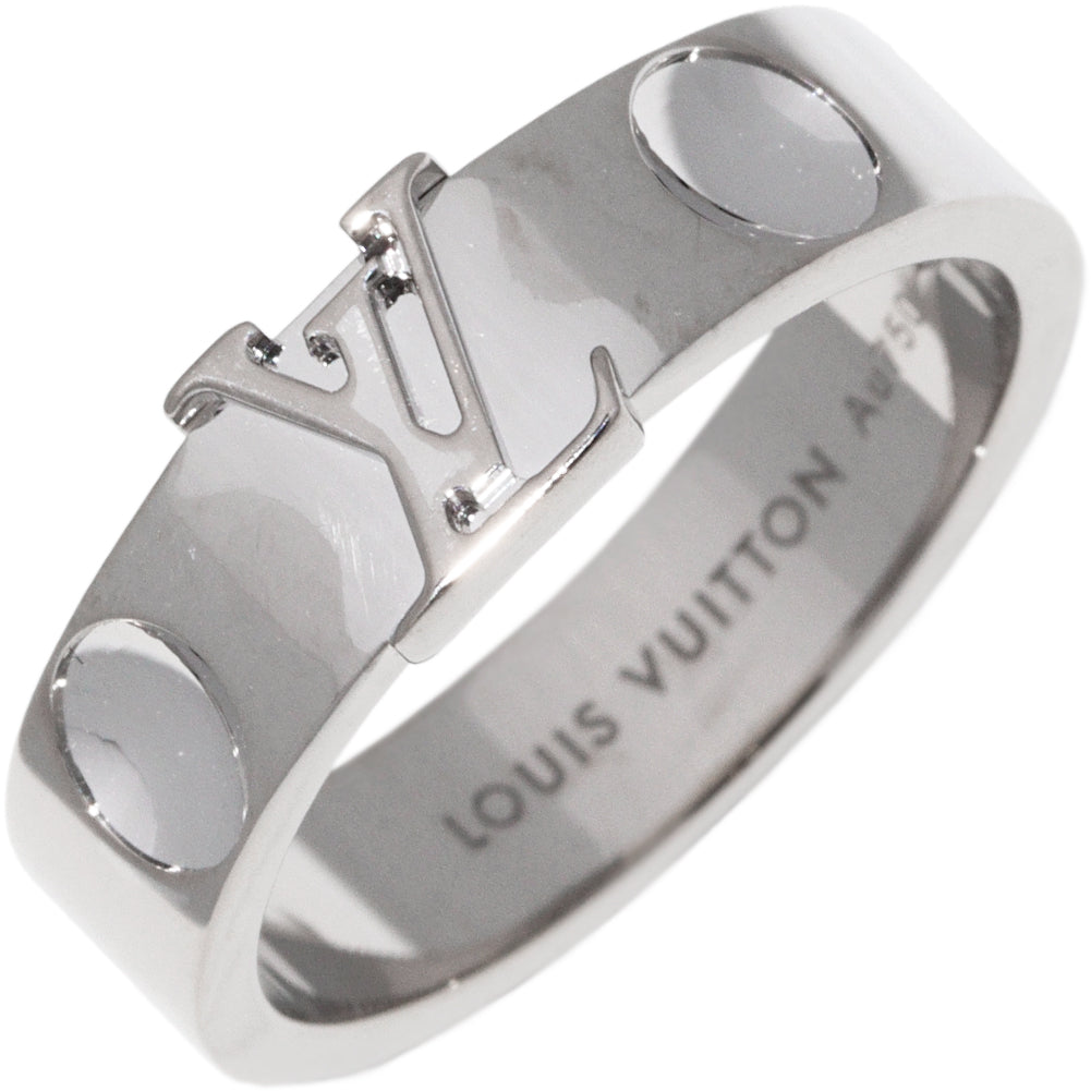 Louis Vuitton K18WG White Gold Ring Q9K97G in Great Condition