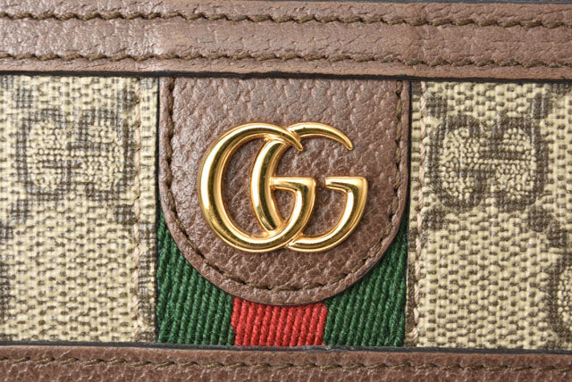 Gucci GG Supreme Leather Card Case 552315