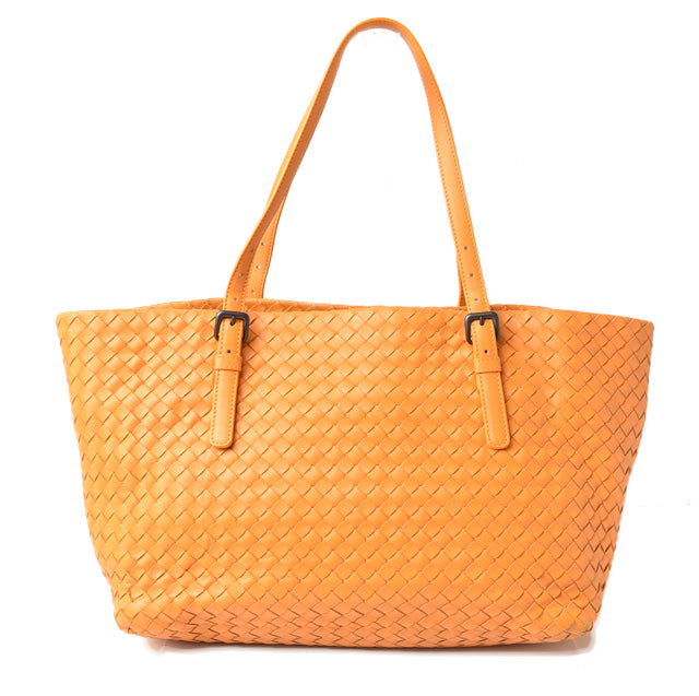 Bottega Veneta Nappa 2way Tote Bag Intrecciato Mandarin in Excellent Condition