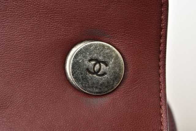 Chanel Lambskin Chain Shoulder Saddle Bag