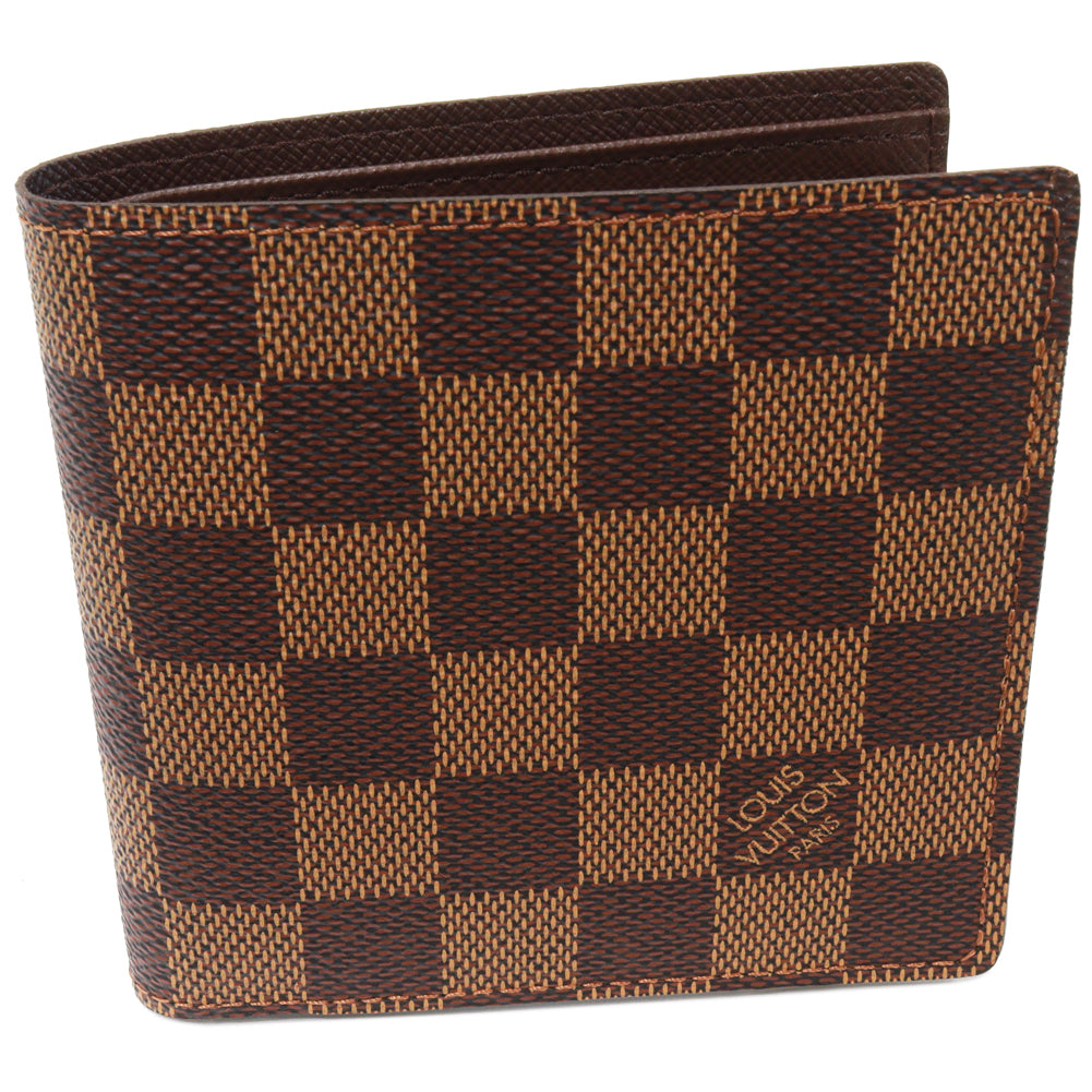 Louis Vuitton Damier Canvas Bifold Wallet N61675 in Pristine Condition