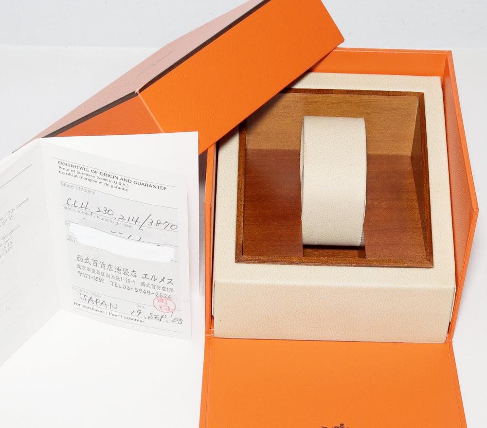 Hermes Clipper Quartz Watch CL4.230