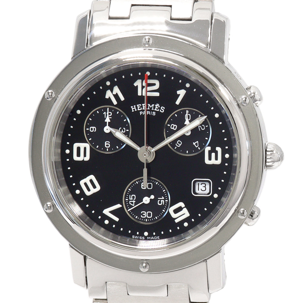 Hermes Clipper Chrono Quartz CL1.910 Stainless Steel