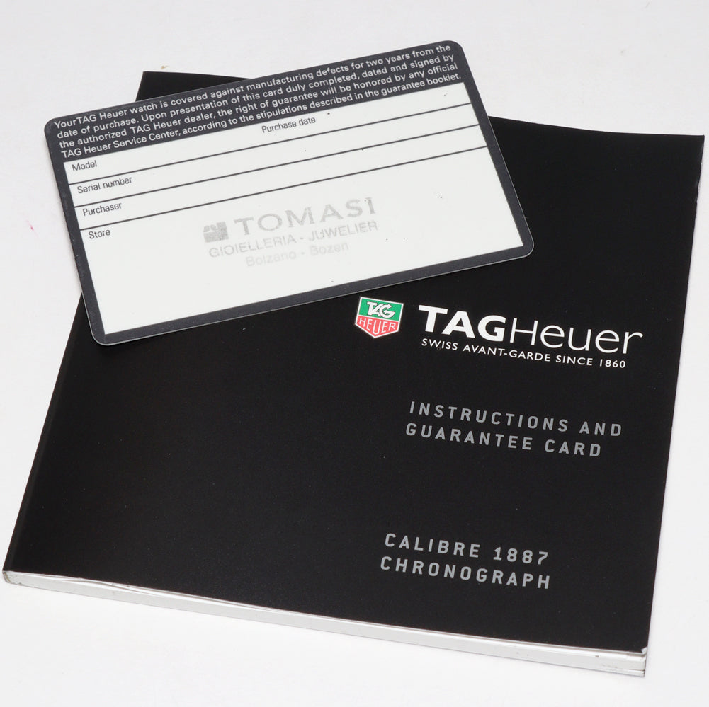 TAG Heuer Carrera Chrono Calibre 1887 Automatic Watch CAR2110 in Great Condition