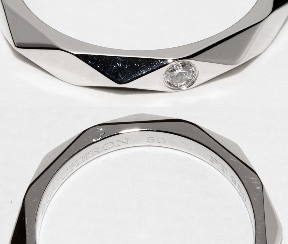 Bvlgari Pt950 Diamond Platinum Ring JAL00060