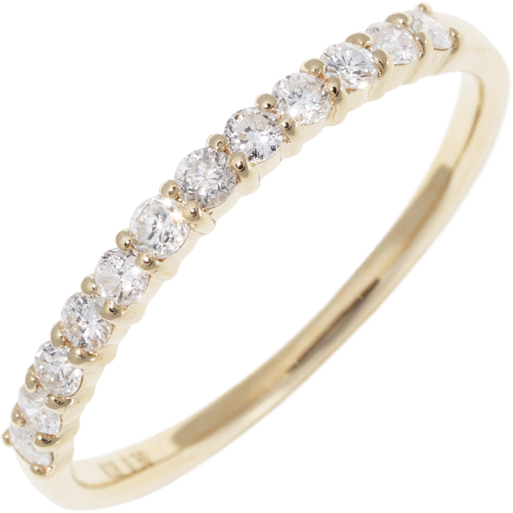 K18YG Yellow Gold Diamond Ring 0.30ct Size 11 in Great Condition