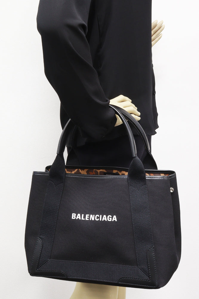 Balenciaga Canvas Calf Tote Bag 339933 in Pristine Condition