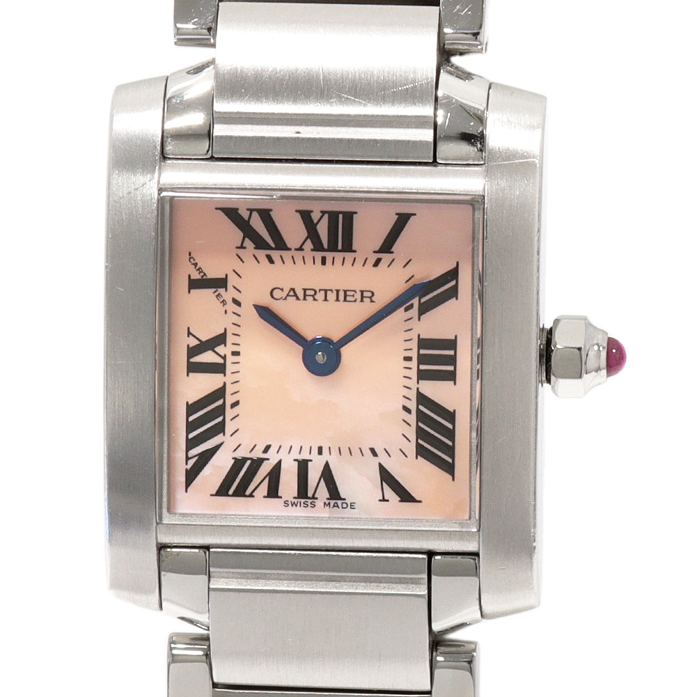 Cartier Tank Française SM Stainless Steel Quartz W51028Q3 in Great Condition