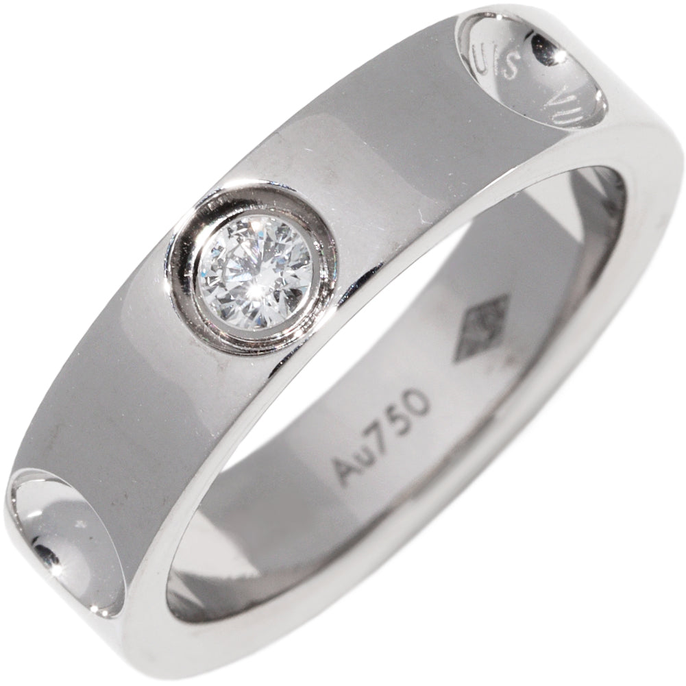 Louis Vuitton K18WG Diamond Ring Q9A03E in Great Condition