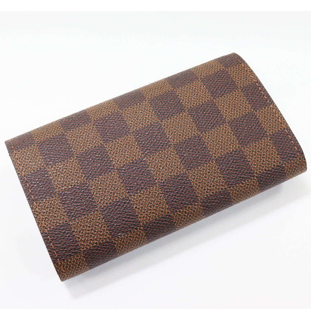 Louis Vuitton Damier Bifold Wallet with Coin Pocket N61736 in Great Condition