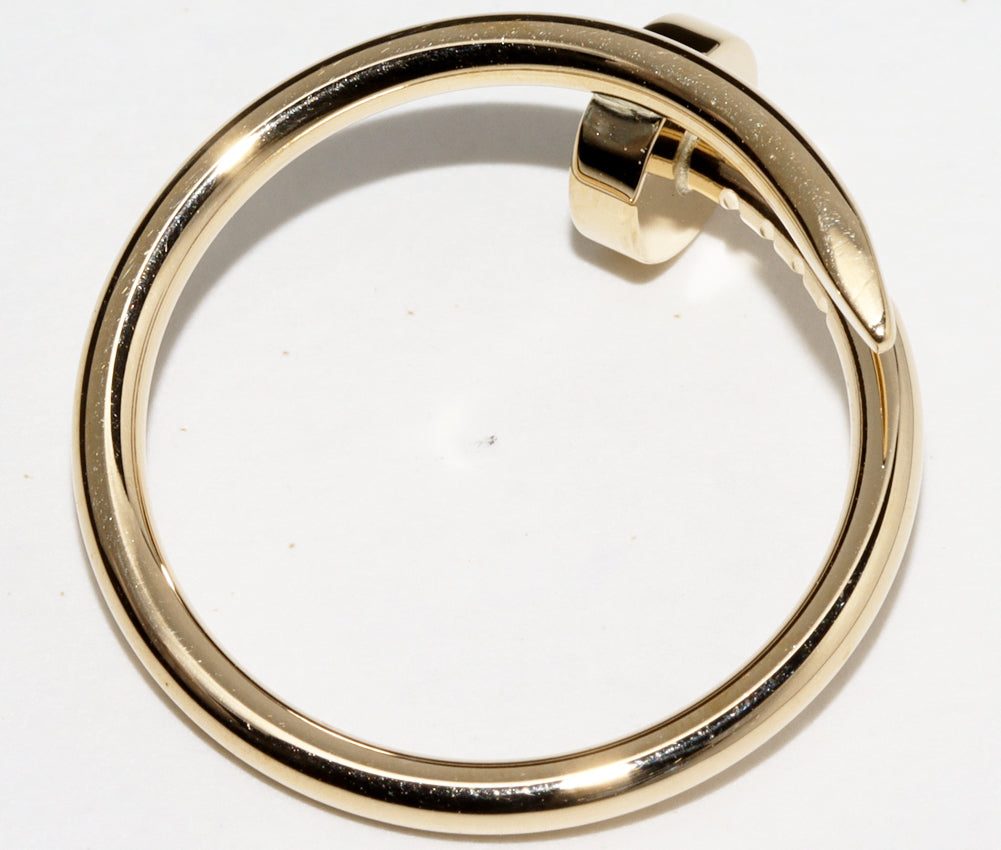 Cartier K18YG Juste un Clou Ring B42259