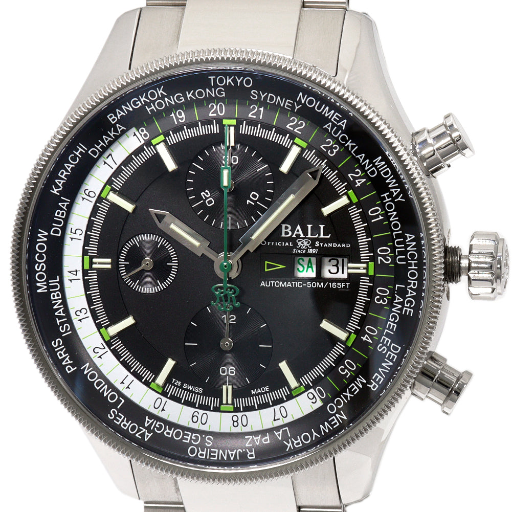 Ball Watch Engineer II Navigator World Time Chronograph Automatic CM3388D-SJ-BK