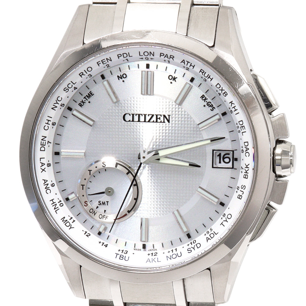 Citizen Attesa Satellite Wave Titanium Quartz CC3010-51A in Great Condition