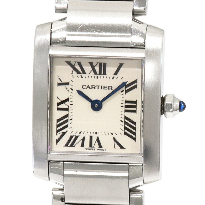 Cartier Tank Française SM Quartz Watch W51008Q3 in Great Condition