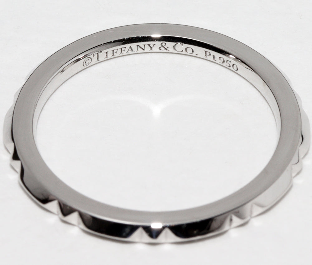 Tiffany & Co Pt950 True Band Ring Size 6.5 in Great Condition