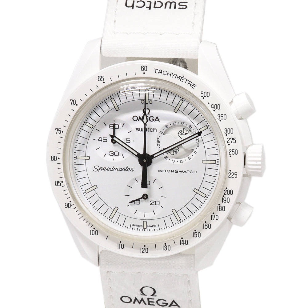 Omega x Swatch Speedmaster Mission to the Moon Phase Full Moon Snoopy Collaboration SO33W700