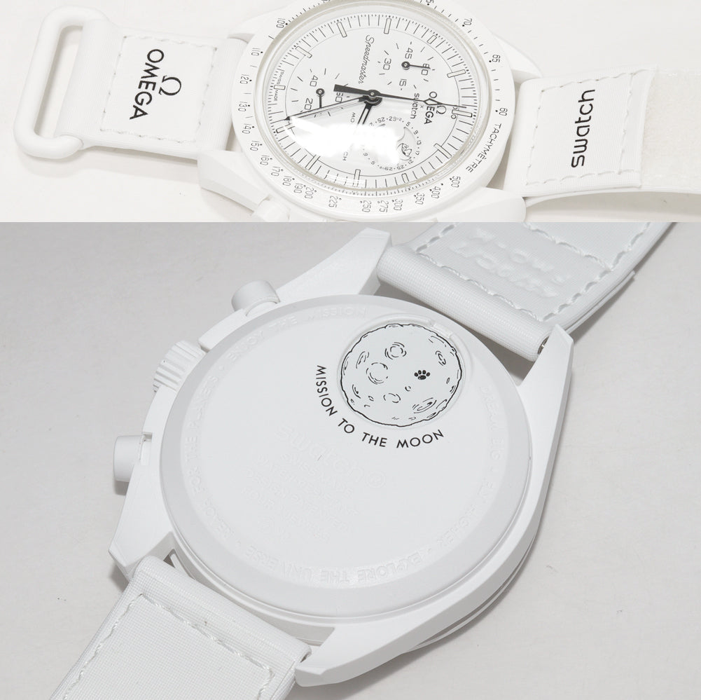 Omega x Swatch Speedmaster Mission to the Moon Phase Full Moon Snoopy Collaboration SO33W700