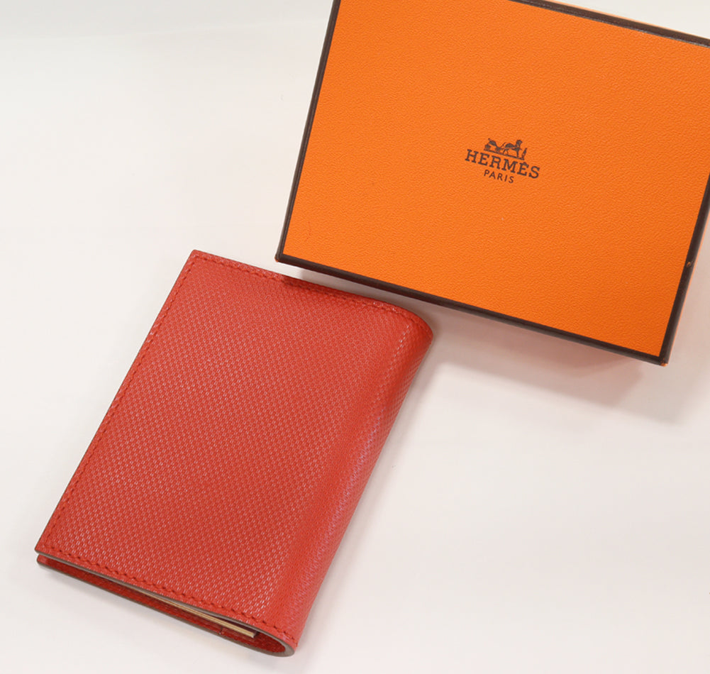 Hermes Agenda PM Notebook Cover Grand Ash Silver Hardware in Pristine Condition